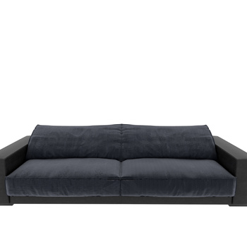 baxter 现代双人沙发3d模型
