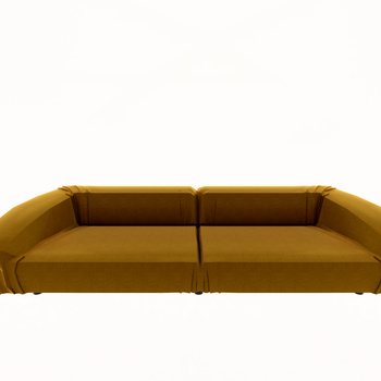 baxter 现代双人沙发3d模型