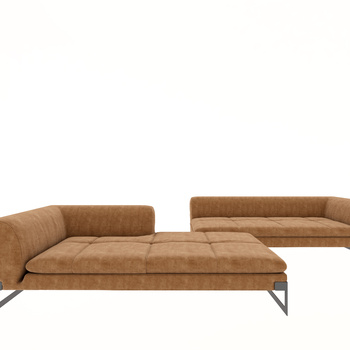 维克托baxter现代多人沙发3d模型