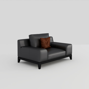 现代办公沙发3d模型