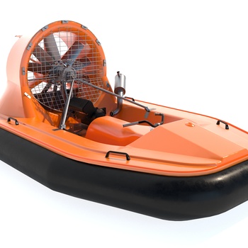 现代橡皮艇3d模型
