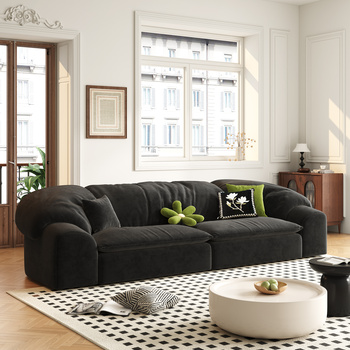 法式沙发茶几组合3d模型