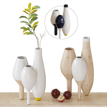 现代花瓶组合3d模型
