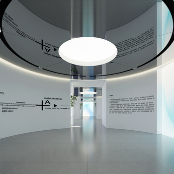 现代科技展厅展示空间