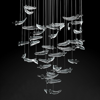 水晶装饰吊灯3d模型