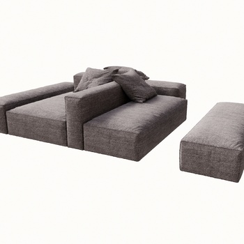现代简约模块沙发