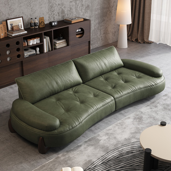 油蜡皮双人沙发3d模型