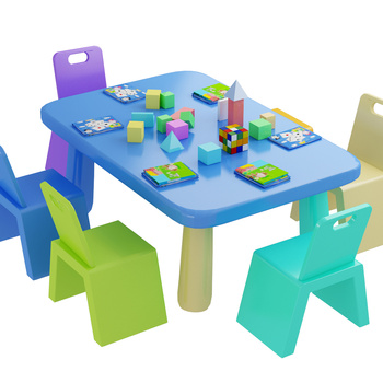 儿童积木乐高玩具桌椅