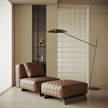 Minotti 米洛提 现代单人沙发3d模型