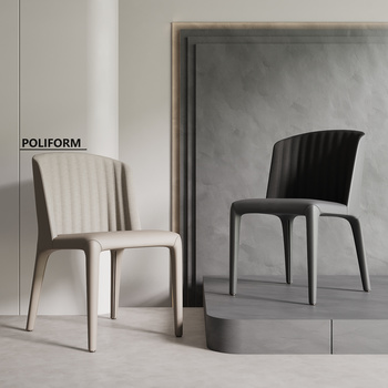 poliform 餐椅3d模型