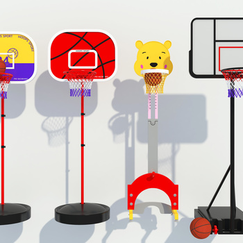 现代室内儿童篮球架