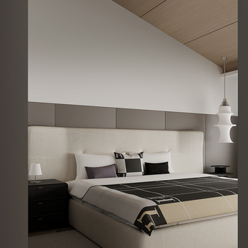 余颢凌 坡顶卧室3d模型