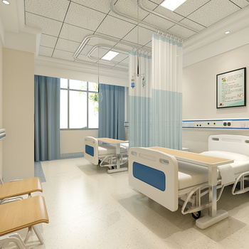  现代医院病房3d模型