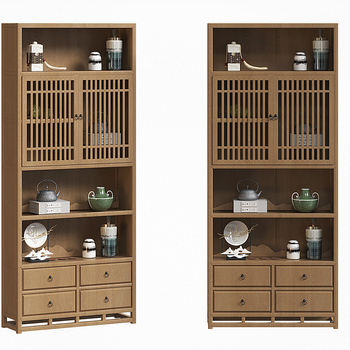 新中式装饰柜3d模型
