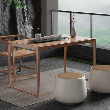 中式新中式阳台小茶几茶台组合桌椅组合