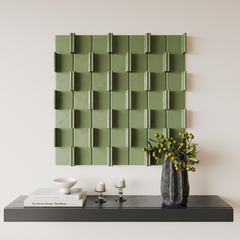 现代橄榄绿墙饰挂件