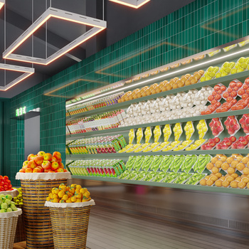 现代水果店3d模型