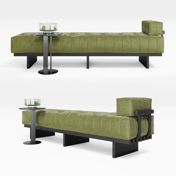 现代沙发凳3d模型