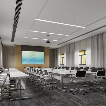 办公会议室3d模型