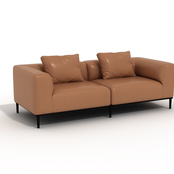 现代双人位沙发3d模型