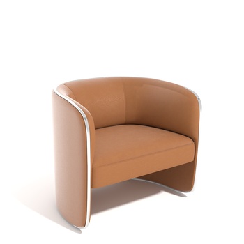 现代单人位沙发3d模型