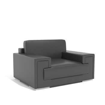 办公单人位沙发3d模型