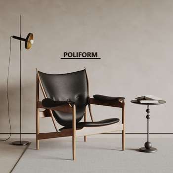 poliform 酋长椅3d模型