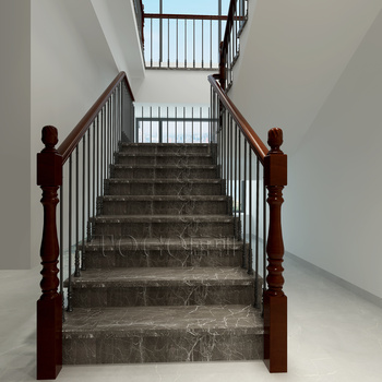 新中式铁艺楼梯