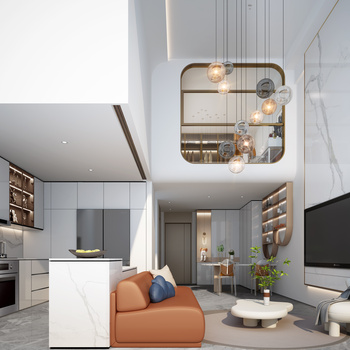 单身公寓3d模型