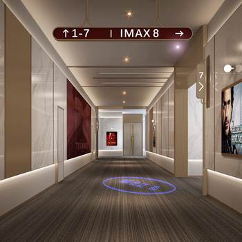 电影院走廊3d模型