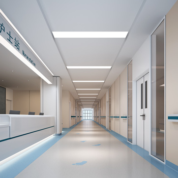 医院走廊3d模型