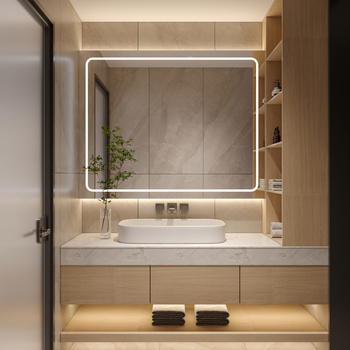 现代卫生间盥洗间3d模型
