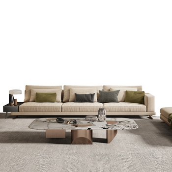 Minotti 米洛提现代沙发茶几组合3d模型
