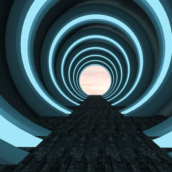 现代时光隧道3d模型