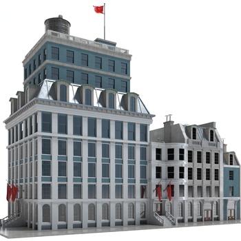 欧式建筑3d模型