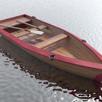 木船3d模型