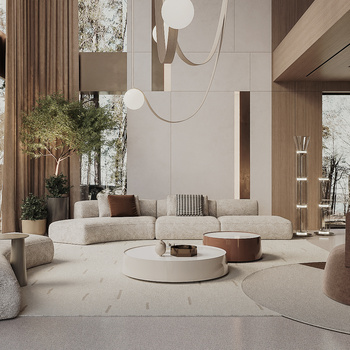 Yevhen Zahorodnii 现代别墅客厅3d模型
