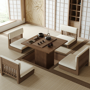 日式榻榻米茶室3d模型