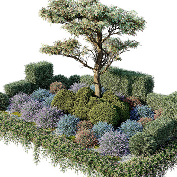 植物盆栽3d模型