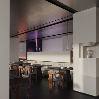 金国平 现代餐饮空间3d模型
