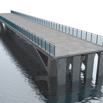 现代桥梁3d模型