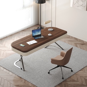 现代书桌椅组合3d模型