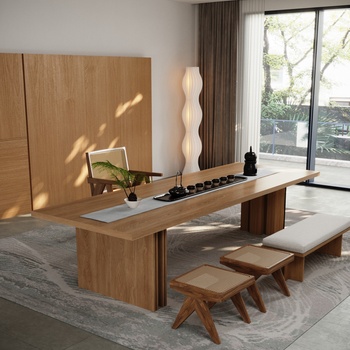 新中式茶桌椅组合 3d模型