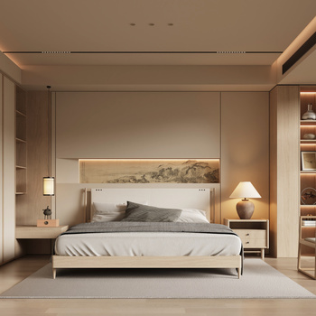 新中式宋式风卧室