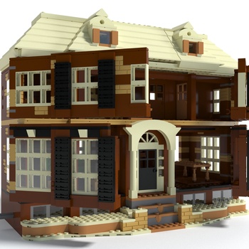 积木房子3d模型