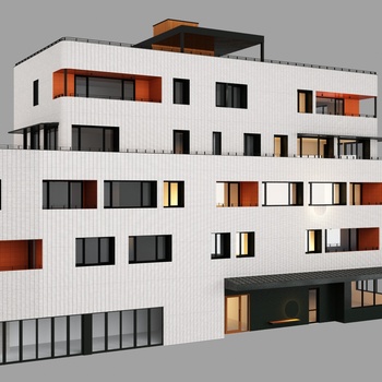 商业建筑  3d模型