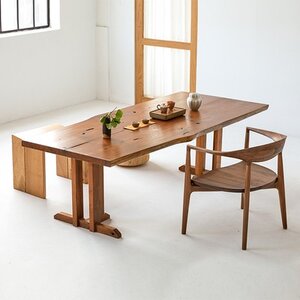 立方木作鲁班锁木腿桌书桌办公桌吃饭桌餐桌简约现代定制