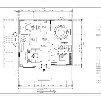 LZB-欧式别墅|CAD施工图