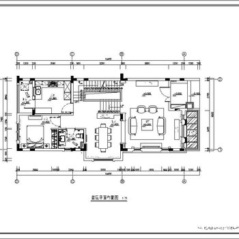 丰泰尚峰桃园地中海别墅|CAD施工图+软装方案PPT
