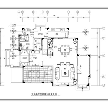 意式风格别墅CAD施工图